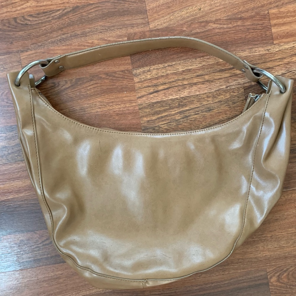 Esprit Faux Leather Brown Hobo Bag, Vintage